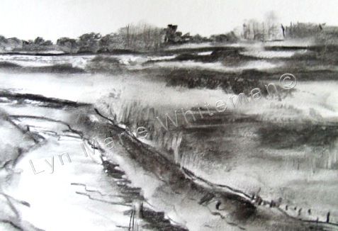 Landscape 8 - Sidlesham Quay - Charcoal